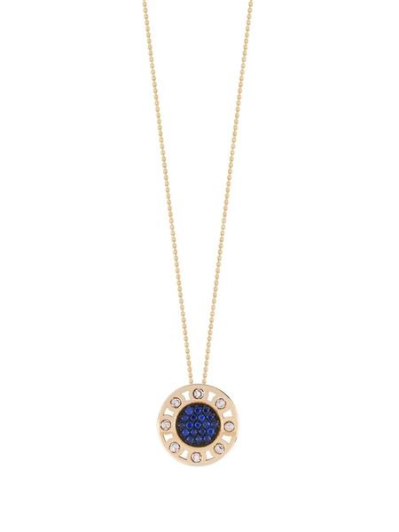  Officina Bernardi Collar Senzatempo Pequeño En Oro Amarillo De 18 Kt Con Diamantes Y Zafiro - Dorado 