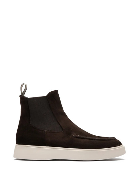  Officine Creative Botas Chelsea Frame 107 A Paneles - Marrón 