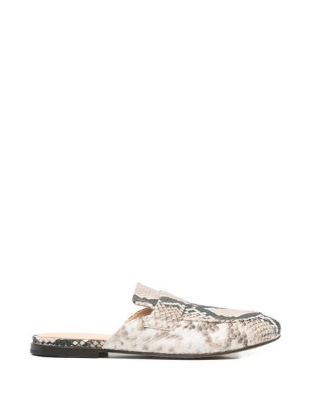  Officine Creative Mules Blair Con Efecto De Piel De Serpiente - Neutro 
