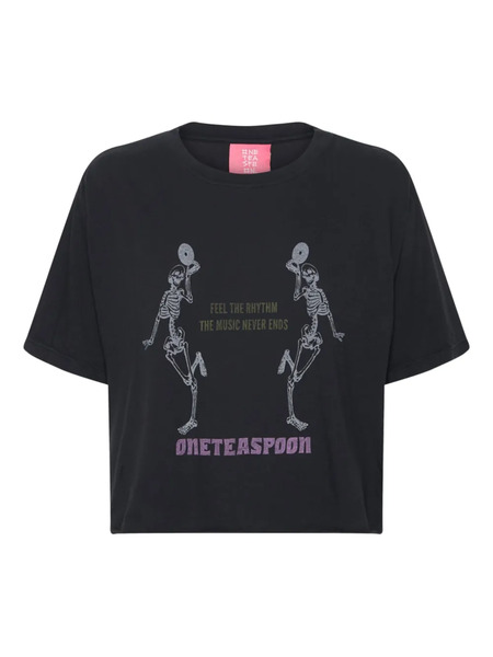  One Teaspoon Camiseta Estampada - Negro 