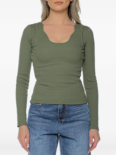  One Teaspoon Camiseta Renegade De Manga Larga - Verde 