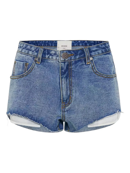  One Teaspoon Pantalones Vaqueros Cortos Outlaw - Azul 