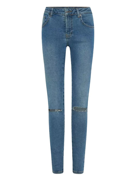  One Teaspoon Vaqueros Freebirds Con Detalles Rasgados - Azul 