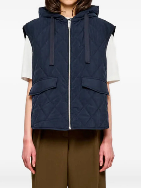  Oof Wear Chaleco Acolchado Con Capucha - Azul 