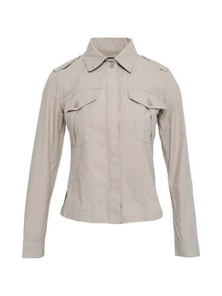  Open Yy Camisa Ajustada Con Bolsillo - Neutro 