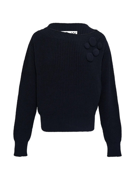  Open Yy Jersey De Punto Con Distintivo - Azul 