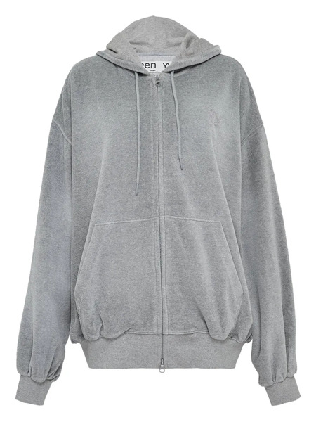  Open Yy Sudadera Con Capucha Y Cremallera - Gris 