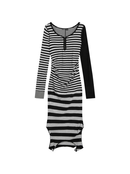  Open Yy Top Convertible A Rayas - Negro 