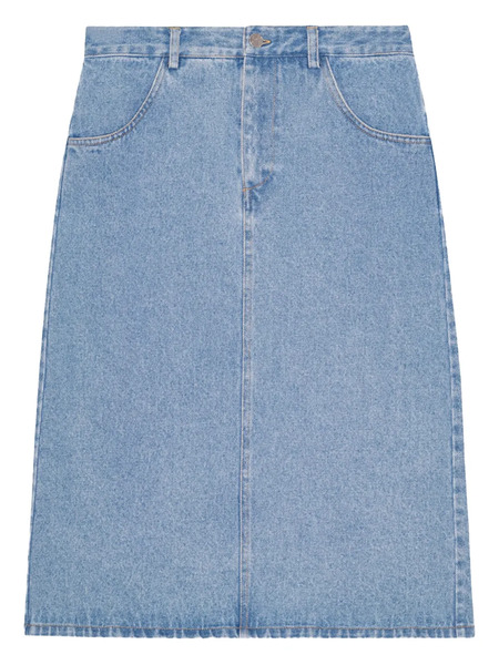  Opérasport Falda Midi Vaquera - Azul 