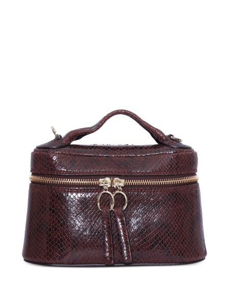  Orciani Bolso Shopper Joy Exotic Mini - Marrón 