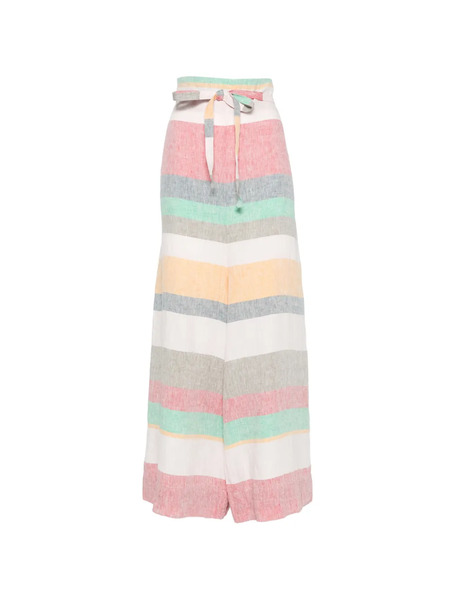  Osklen Pantalones A Rayas - Blanco 