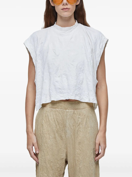  Osklen Top Con Cuello Falso - Blanco 