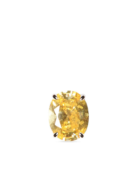  Ostras Collection Pendientes Con Aplique De Plata - Amarillo 