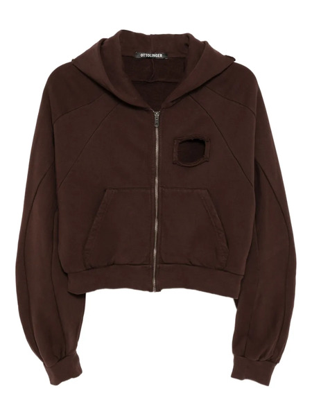  Ottolinger Sudadera Con Efecto Envejecido - Marrón 