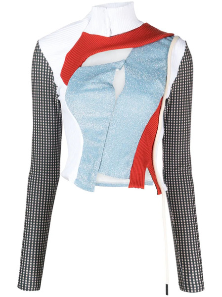 Ottolinger Top Con Efecto Metalizado - Azul 
