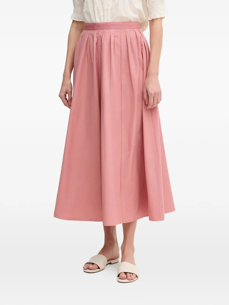  Oui Falda Midi Acampanada - Rosa 