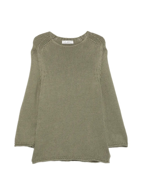  Our Legacy Jersey Con Cuello Redondo - Verde 