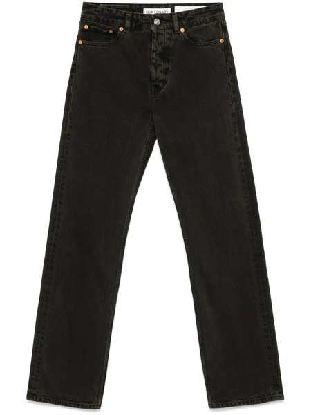  Our Legacy Pantalones Linear Cut - Negro 