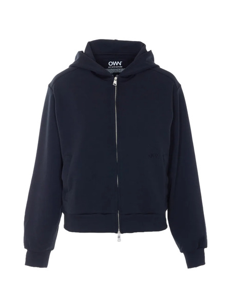  Own Sudadera Con Capucha Y Logo Bordado - Azul 