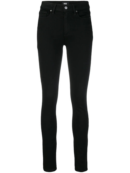  Paige Vaqueros Ajustados Stretch - Negro 