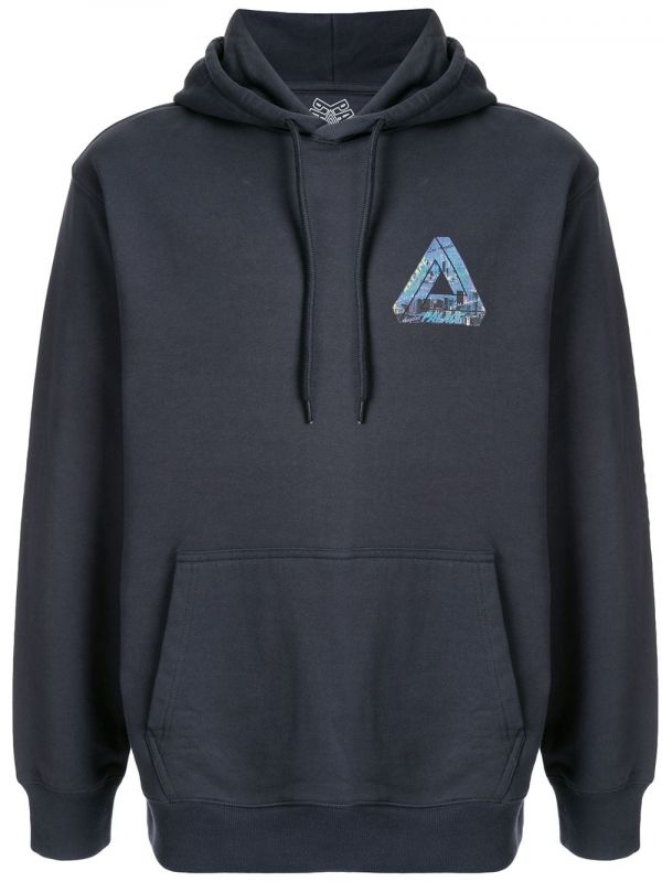  Palace Sudadera La Con Capucha - Azul 