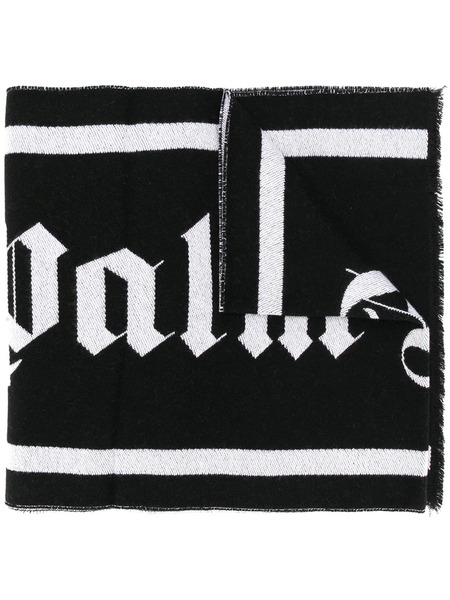  Palm Angels Bufanda Con Logo - Negro 
