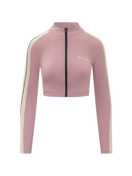  Palm Angels Logo-print Side-stripe Jacket - Rosa 