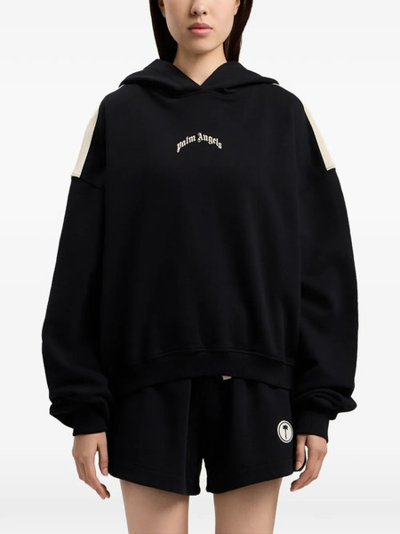  Palm Angels Sudadera Con Capucha Y Logo - Negro 