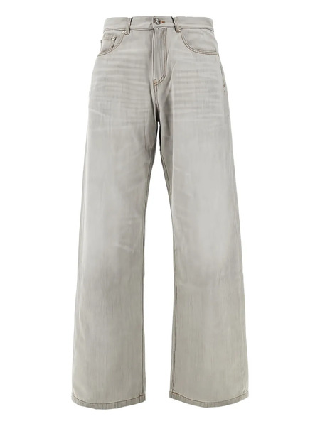  Palm Angels Vaqueros Con Cinco Bolsillos - Gris 