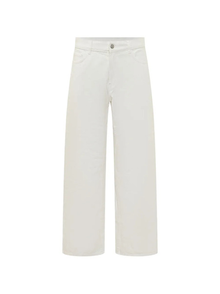  Palm Angels Vaqueros Con Logo Bordado - Blanco 