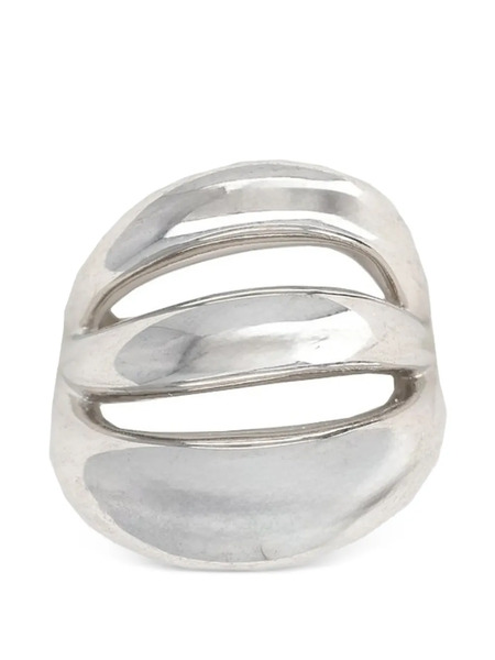  Panconesi Anillo Con Múltiples Bandas - Plateado 