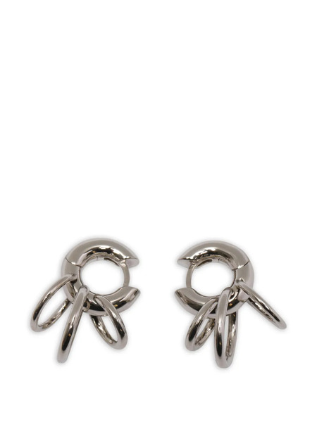  Panconesi Aros Con Detalle De Piercing - Plateado 