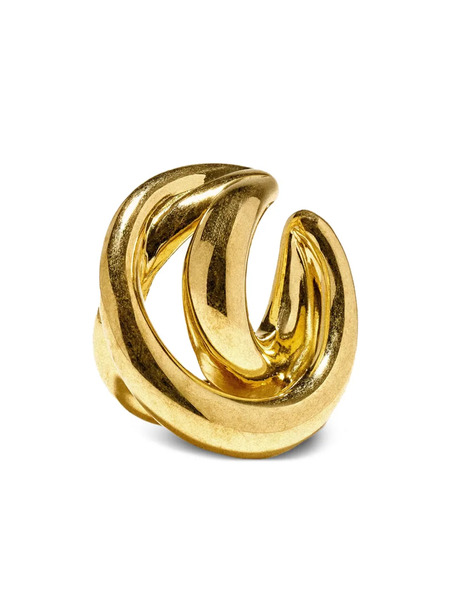  Panconesi Pendiente Earcuff Triptych Con Triple Anillo - Dorado 
