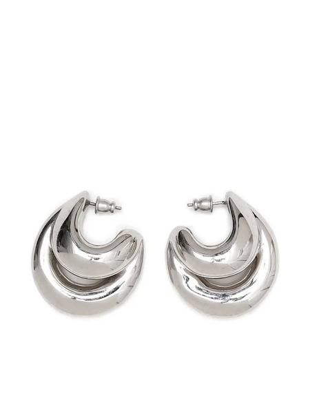  Panconesi Pendientes De Aro Dobles - Plateado 