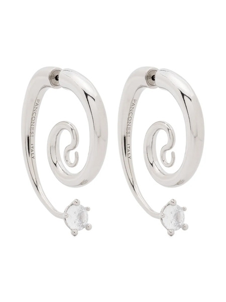  Panconesi Pendientes Diamanti Serpent - Plateado 