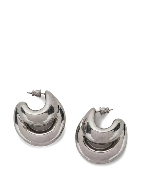  Panconesi Pendientes Double Blow Up - Plateado 