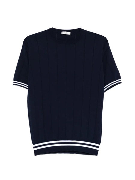 Panicale Camiseta A Rayas - Azul 
