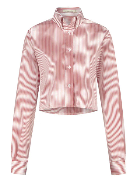  Paramidonna Camisa Ida A Rayas - Rojo 
