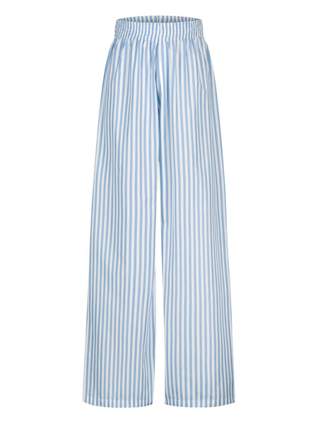  Paramidonna Pantalones Cora A Rayas - Azul 