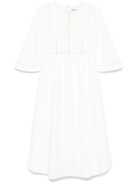  Parlor Vestido Midi Con Abertura - Blanco 