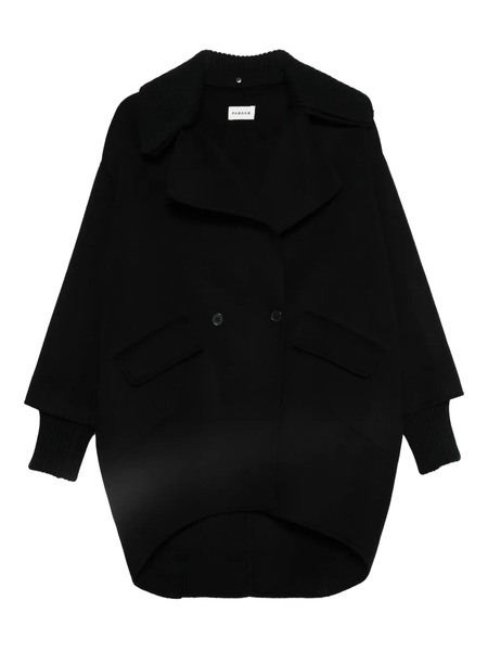  P.a.r.o.s.h. Abrigo Con Doble Botonadura - Negro 