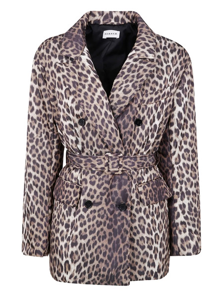  P.a.r.o.s.h. Abrigo Con Estampado De Leopardo - Marrón 