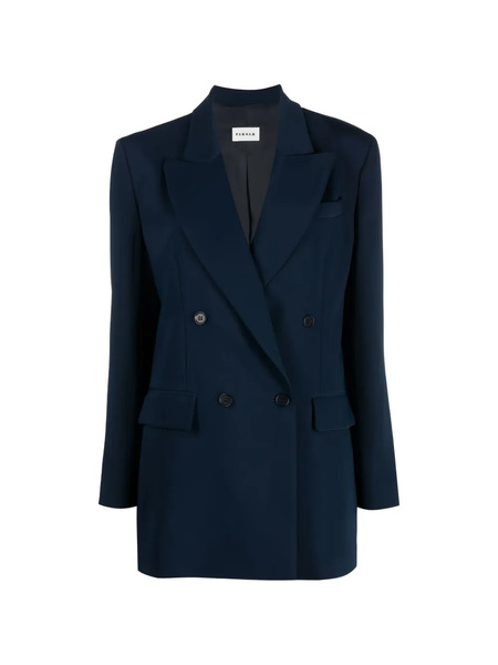  P.a.r.o.s.h. Blazer Con Doble Botonadura - Azul 