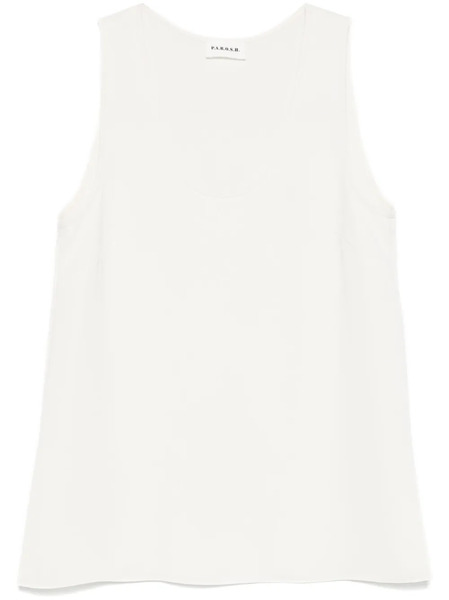  P.a.r.o.s.h. Blusa Cady - Blanco 