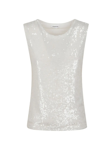  P.a.r.o.s.h. Blusa Sin Mangas - Blanco 