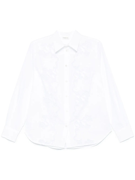  P.a.r.o.s.h. Camisa Con Bordado - Blanco 