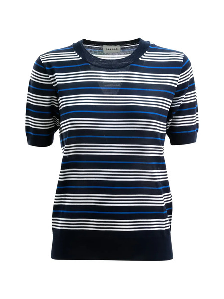  P.a.r.o.s.h. Camiseta A Rayas - Azul 