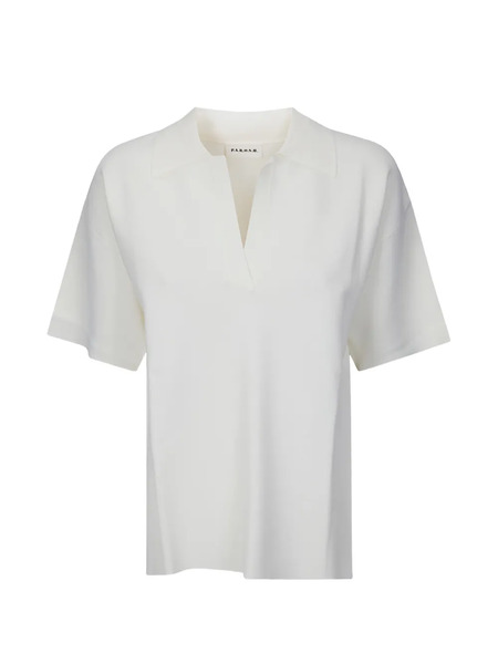  P.a.r.o.s.h. Camiseta Con Cuello En V - Blanco 