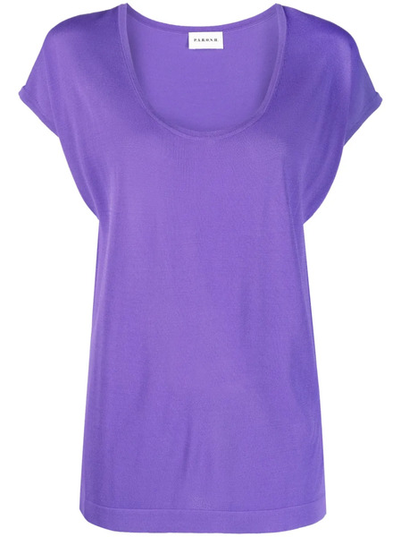  P.a.r.o.s.h. Camiseta Roux - Morado 