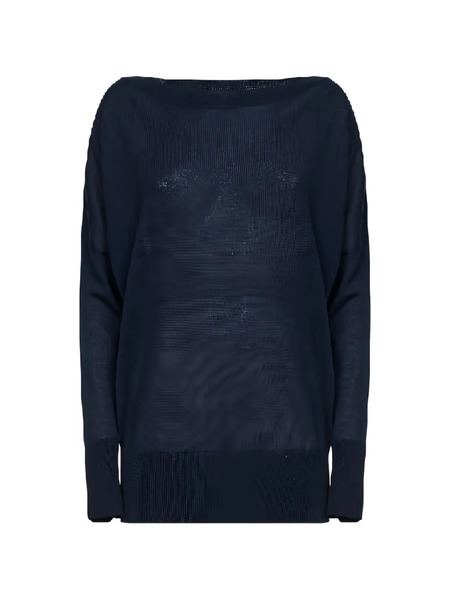  P.a.r.o.s.h. Jersey Con Cuello Barco - Azul 